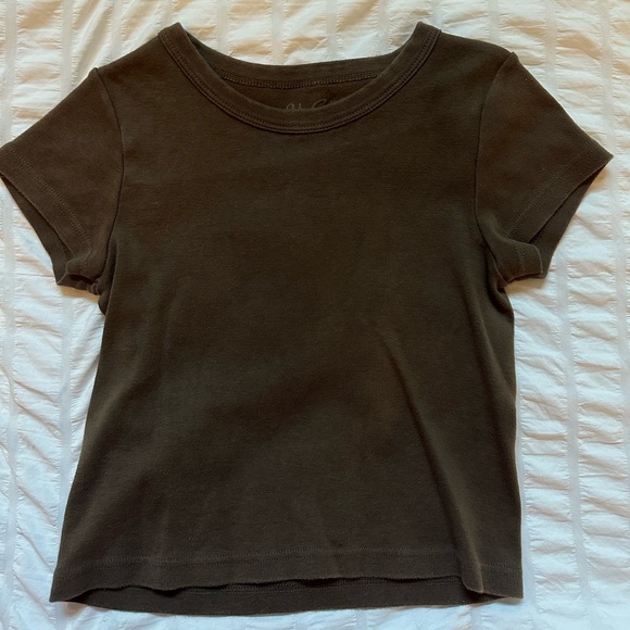 Brandy Melville Tops - Brandy Melville brown crop top